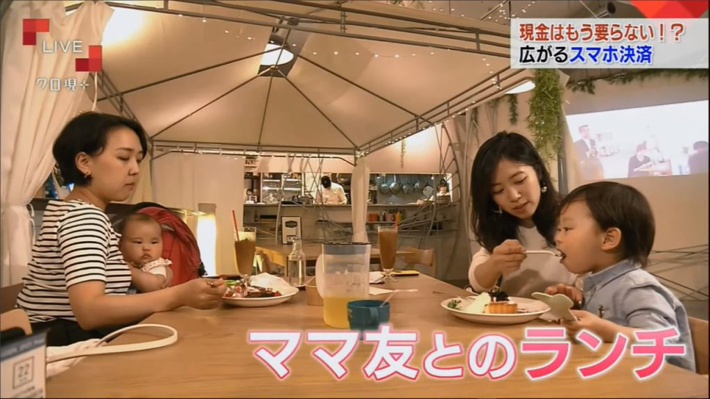 テレビ撮影実績NHKクローズアップ現代キャッシュレス特集の取材